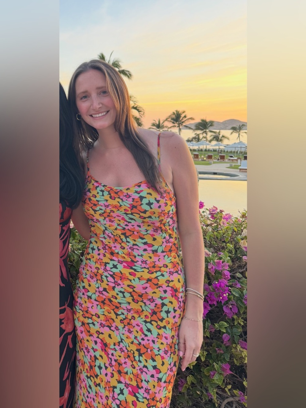 Floral Multicolor Slip Dress